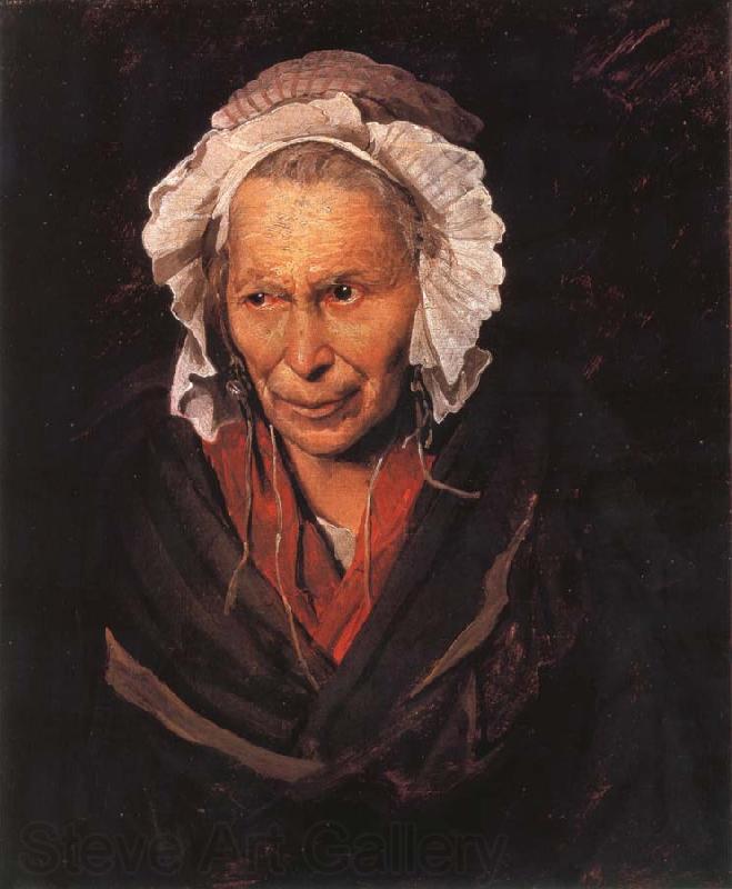 Theodore Gericault Madwoman afflicted with envy Norge oil painting art